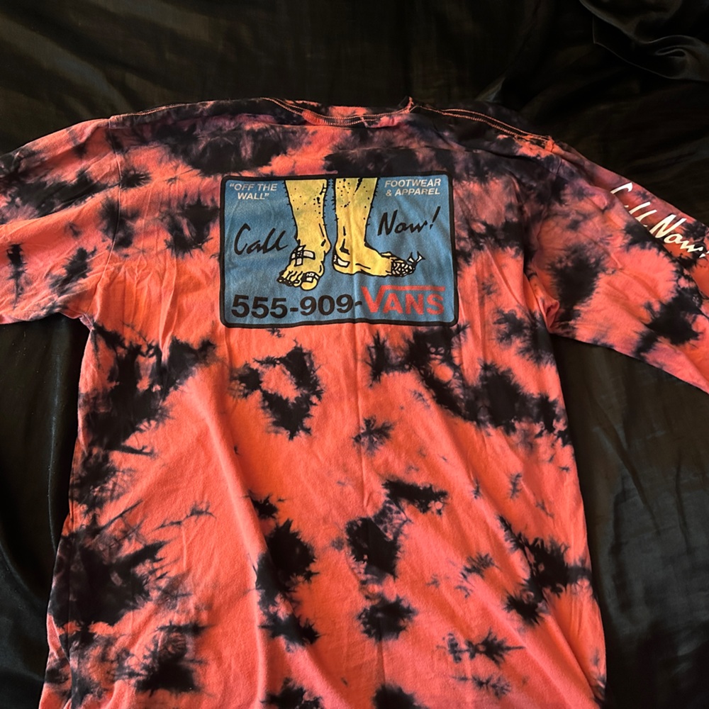 Vans tie  dye long sleeve. Size XL